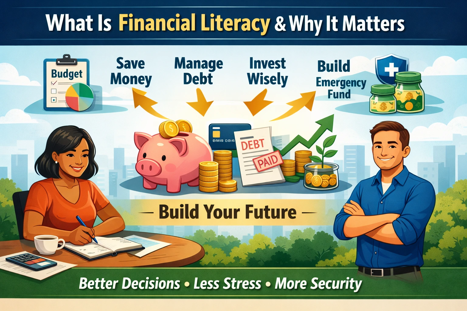 financial literacy meaning and why it matters budgeting saving debt investing beginner guide